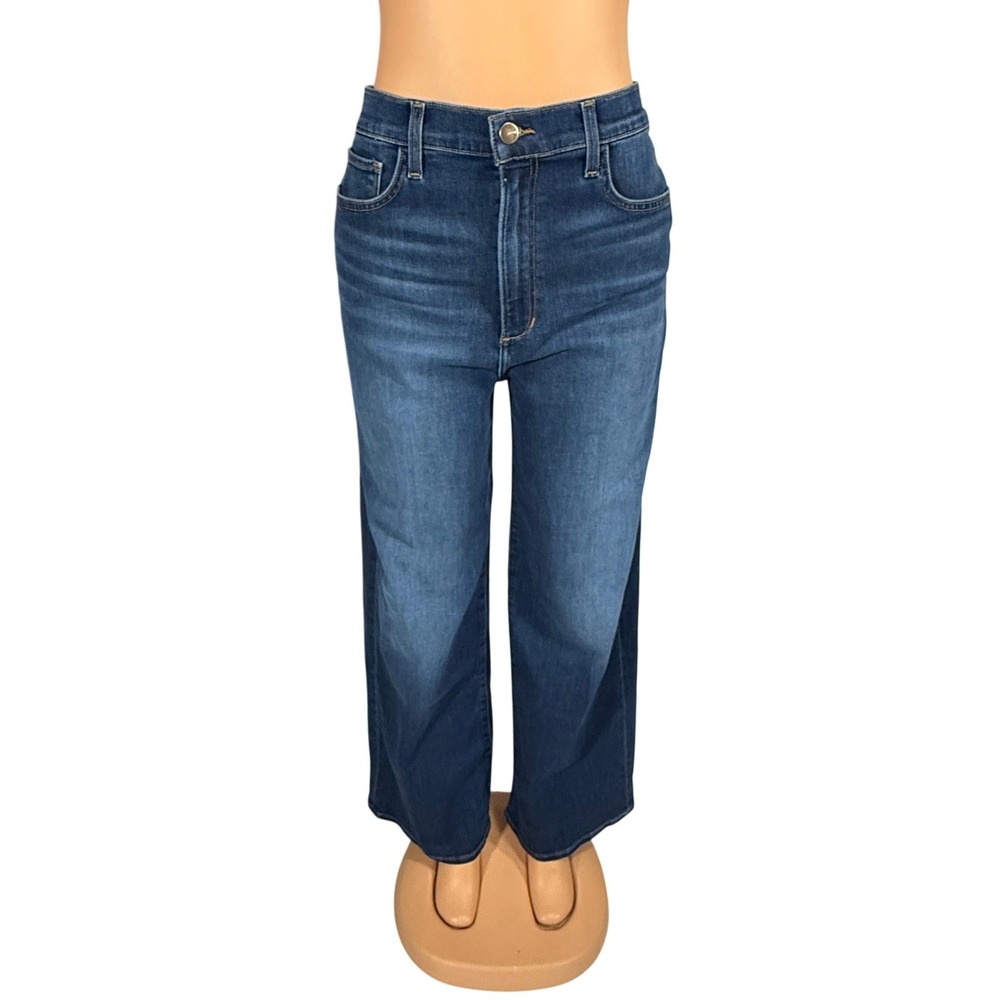 Joes‎ Jeans The Mia Petite Wide Leg High Rise Jeans Exhale Blue Size 31